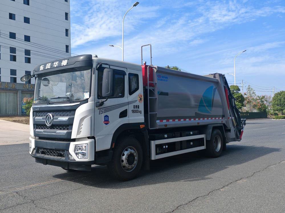东风华神CL5180ZYSBEV（风帆涂装）纯电动压缩垃圾车
