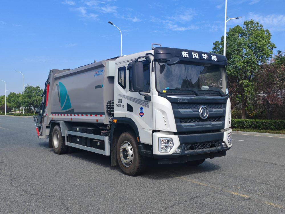 东风华神CL5180ZYSBEV（风帆涂装）纯电动压缩垃圾车