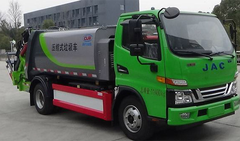江淮CL5110ZYSBEV型纯电动压缩式垃圾车纯电5立方