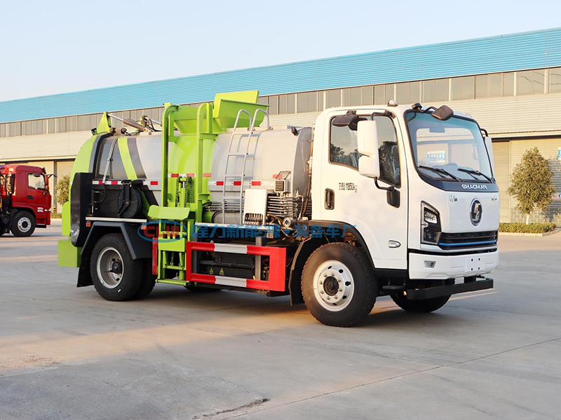 6方陕汽SX5120TCABEV   381L型纯电动餐厨垃圾车