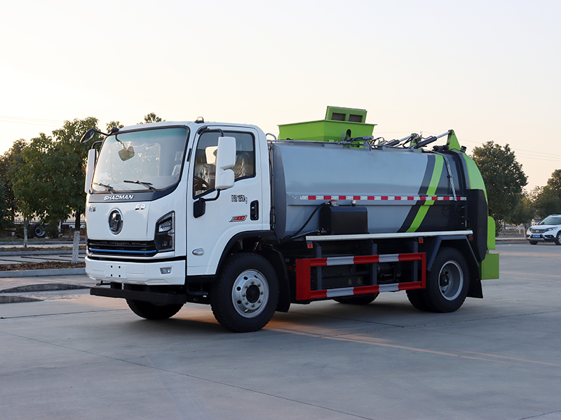 8方陕汽CL5121TCABEV 纯电动餐厨垃圾车