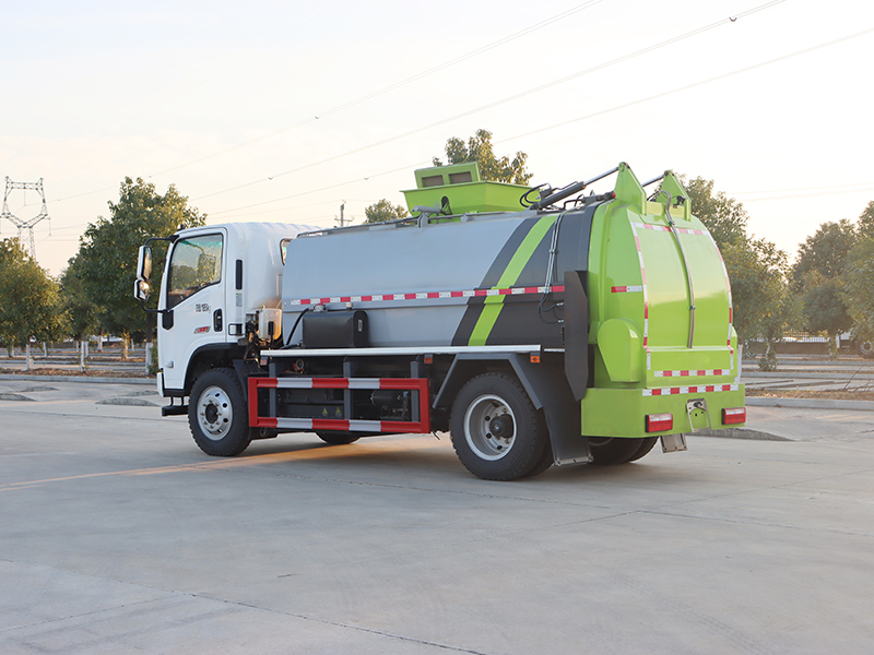 8方陕汽CL5121TCABEV 纯电动餐厨垃圾车