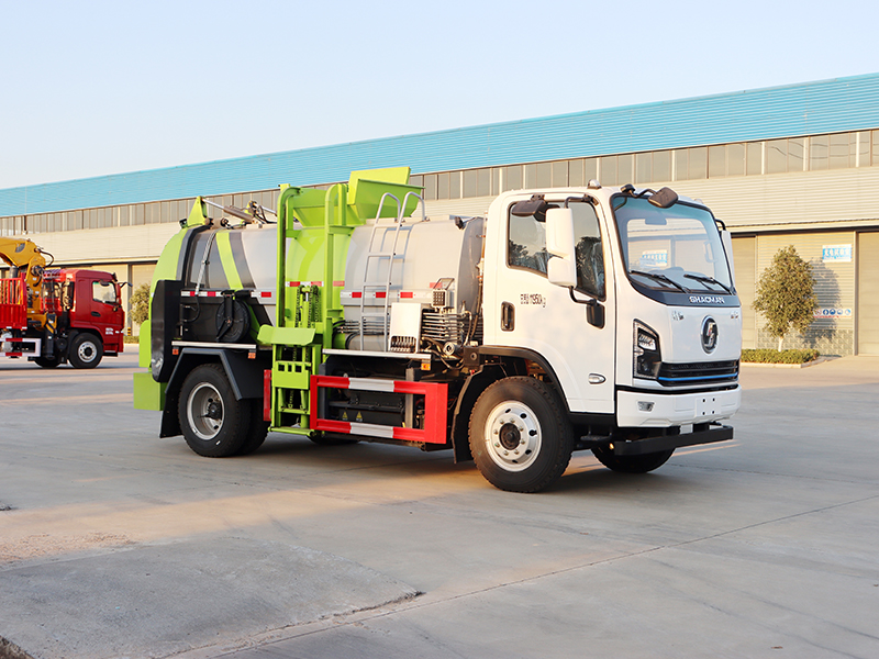 8方陕汽CL5121TCABEV 纯电动餐厨垃圾车