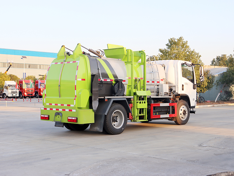 8方陕汽CL5121TCABEV 纯电动餐厨垃圾车