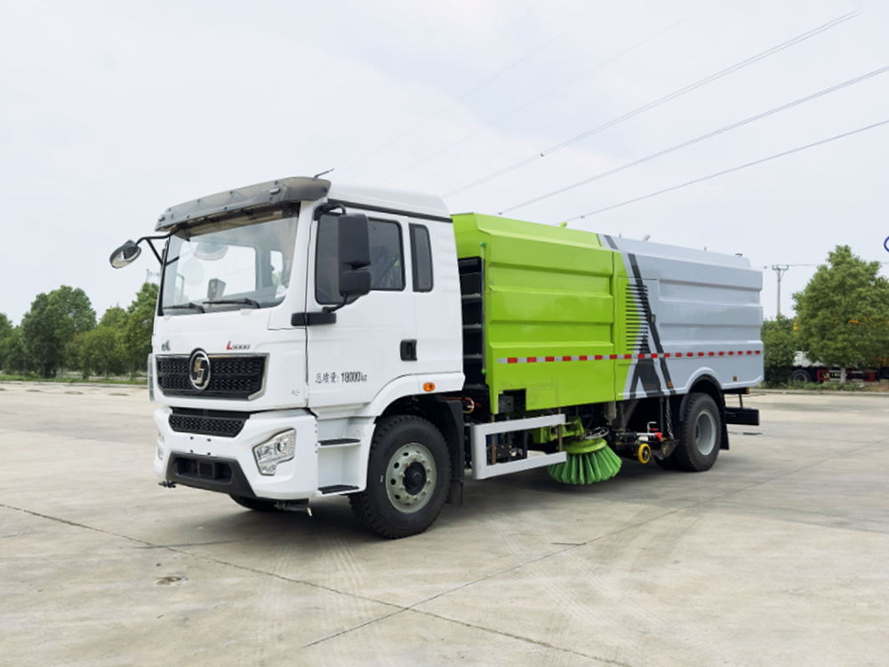 陕汽德龙纯电动洗扫车