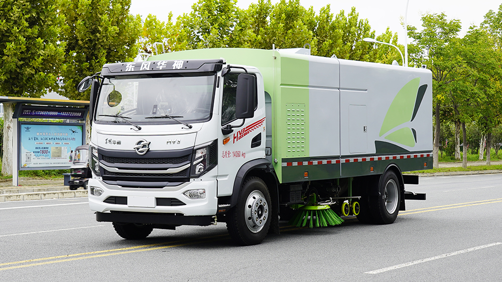东风华神纯电动洗扫14吨